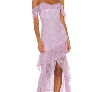 Lovers and Friends Rosewater Lace Gown in Lilac Purple New (with tags) Siz…